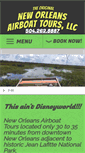 Mobile Screenshot of neworleansairboattours.com